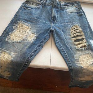 International Concepts straight leg Jeans DESTROYED CAMO